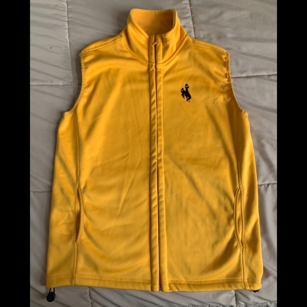 Yellow Wyoming Cowboys Men's Vest
